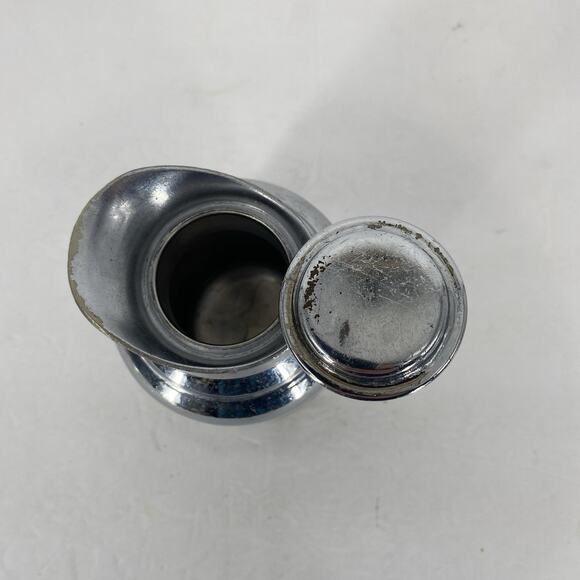 Wear Brite Chrome Plated Cream Milk Pitcher Vintage MCM - Picture 3 of 6